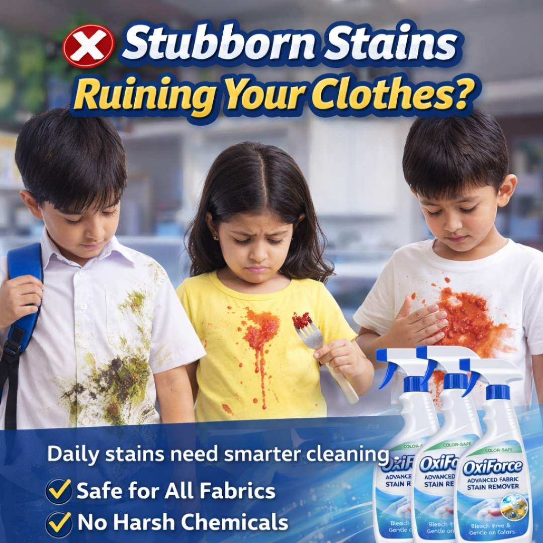 OxiForce Advanced Stain-Remover Spray | Color-Safe | BUY 1 GET 1 FREE!
