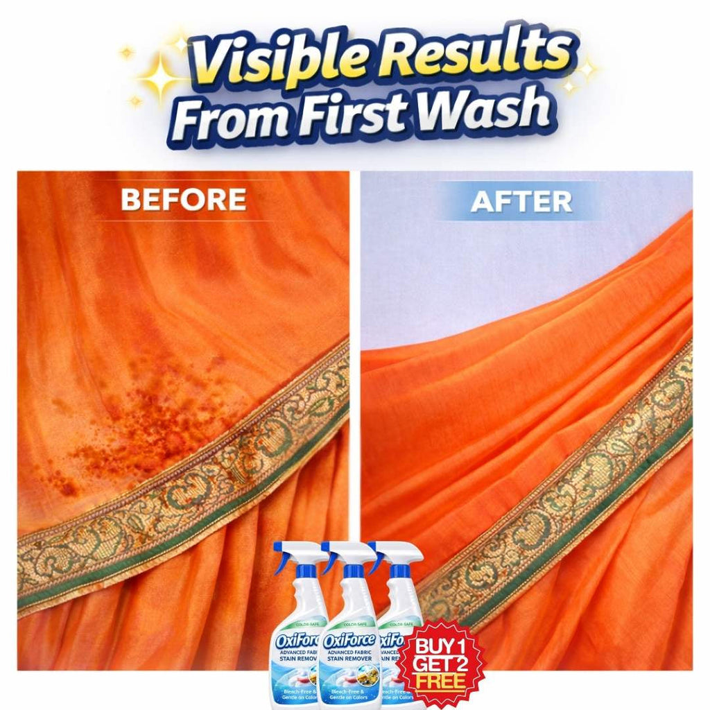 OxiForce Advanced Stain-Remover Spray | Color-Safe | BUY 1 GET 1 FREE!