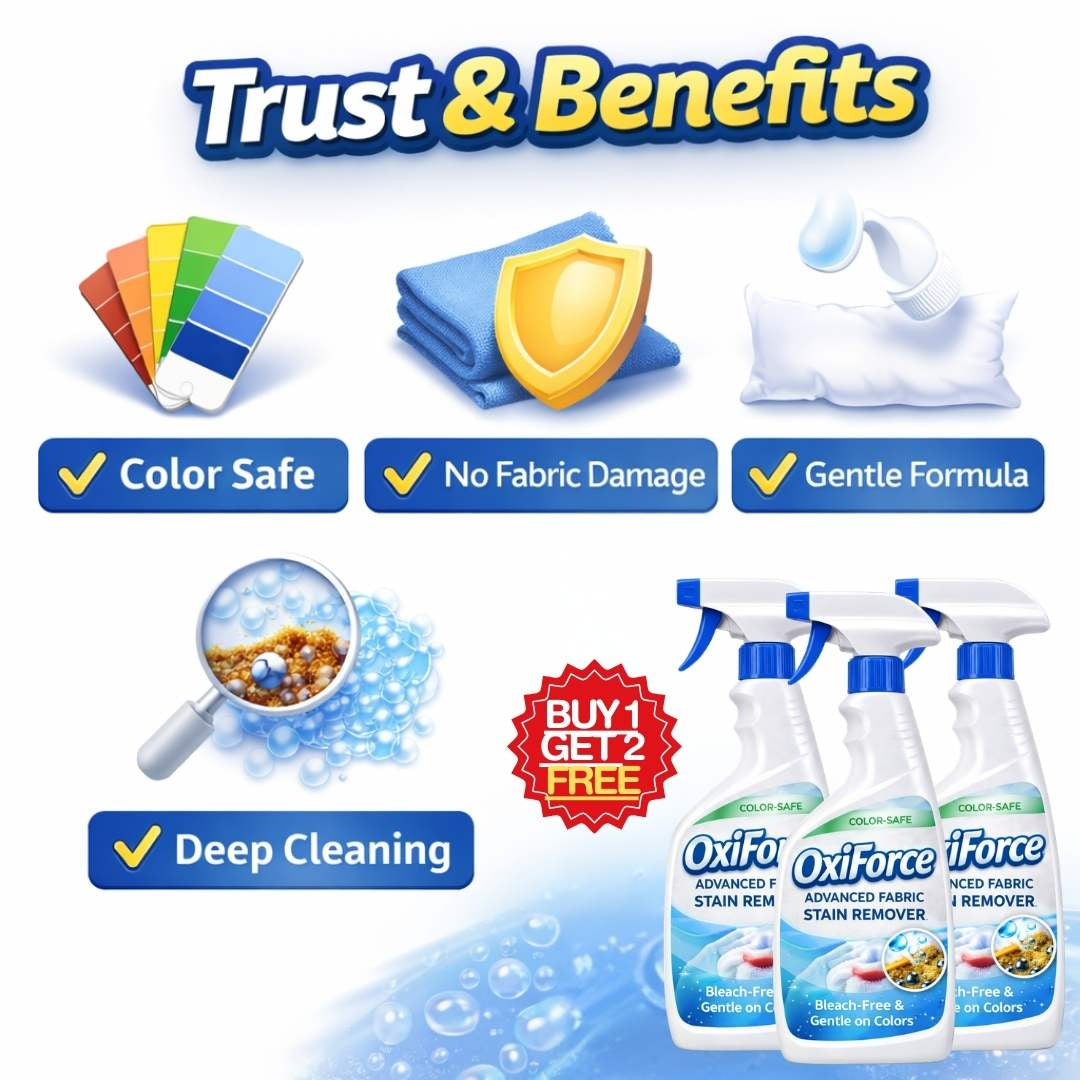 OxiForce Advanced Stain-Remover Spray | Color-Safe | BUY 1 GET 1 FREE!