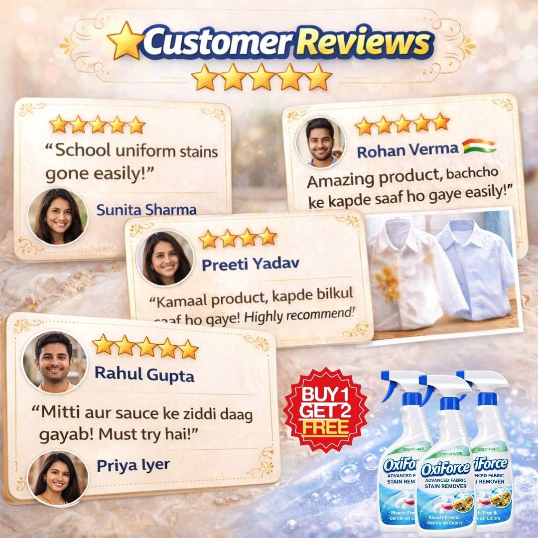 OxiForce Advanced Stain-Remover Spray | Color-Safe | BUY 1 GET 1 FREE!