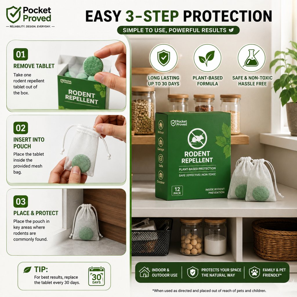 Natural Rodent and Pest Repellent Balls | BUY 1 GET 1 FREE!